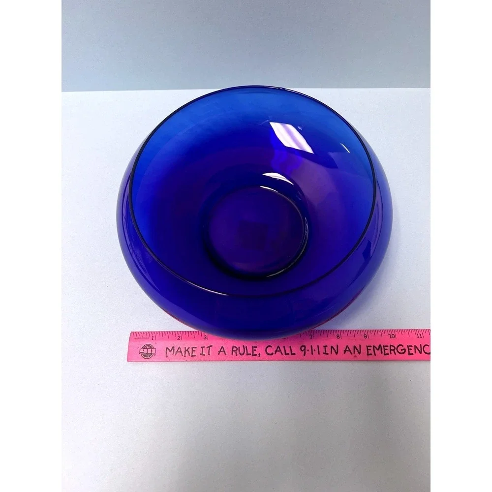 Crisa Mexico Hand-Blown Cobalt Blue Glass‎ Vintage 10